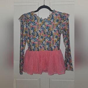 Cheeky Plum Farrah Whimsical Wildflowers Leotard